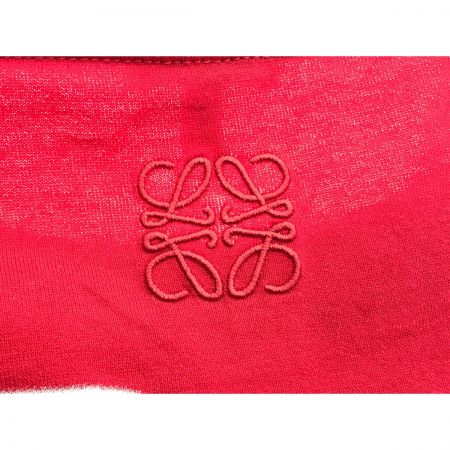  LOEWE ロエベ マッシュルームルーズフィットコットンTシャツ SIZE L レッド