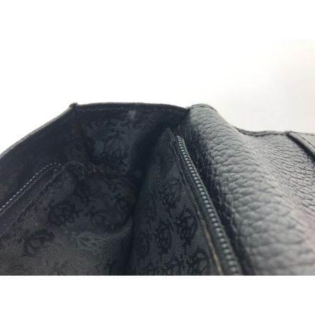  dunhill ダンヒル メンズ 二つ折り長財布 キャンバス×レザー 小銭入れ破れ有 グレーｘブラック