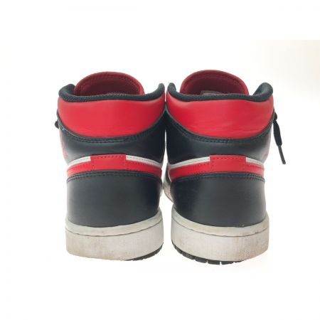  NIKE ナイキ メンズスニーカー Nike Air Jordan 1 Mid 27cm 554724-079 レッド×ブラック