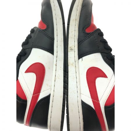  NIKE ナイキ メンズスニーカー Nike Air Jordan 1 Mid 27cm 554724-079 レッド×ブラック