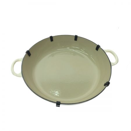  LE CREUSET ルクルーゼ ビュッフェキャセロール 30cm 両手鍋 ホワイト