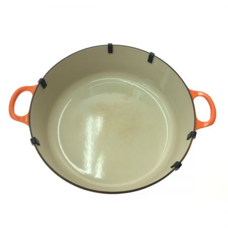  LE CREUSET ルクルーゼ ココットオーバル 30cm 両手鍋 オレンジ