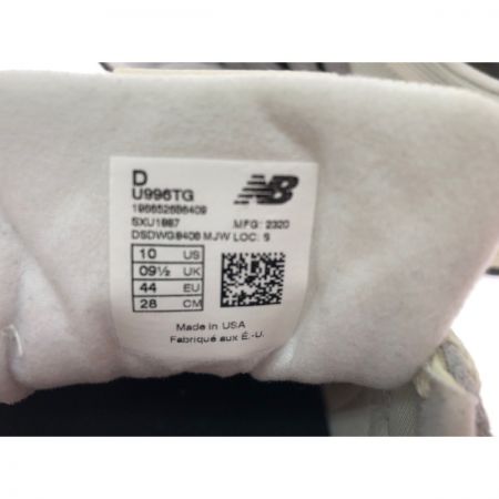  NEW BALANCE ニュー・バランス メンズ スニーカー SIZE 28cm U996TG アイボリー×グレー