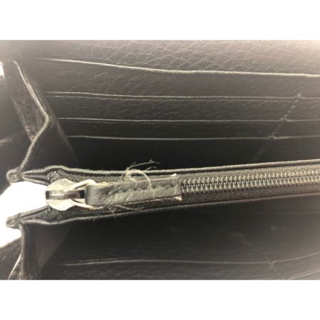  GUCCI グッチ レディース 長財布 GG マーモント フラップ 400586 ブラック