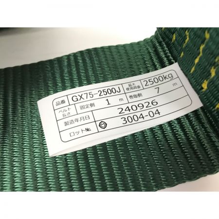  TRUSCO トラスコ 強力型ベルト荷締機 GX75-2500J