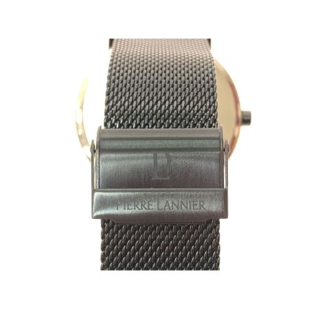  PierreLannier ピエール・ラニエ メンズ腕時計 クオーツ シティライン メッシュベルト  203F4 ネイビー