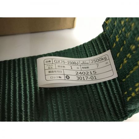  TRUSCO トラスコ 強力型ベルト荷締機 GX75-2500J