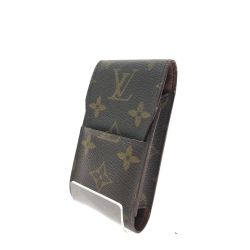 ▼▼ LOUIS VUITTON ルイヴィトン ユニセックス シガレットケース モノグラム エテュイ シガレット M63024 ブラウン Bランク