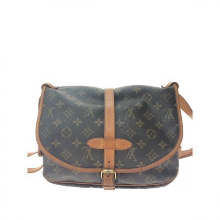  LOUIS VUITTON ルイヴィトン レディース ショルダーバッグ モノグラム ソミュール30 M42256 ブラウン