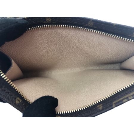  LOUIS VUITTON ルイヴィトン レディース ショルダーバッグ モノグラム プチバケットPM ポーチ付 劣化なし M42238 ブラウン