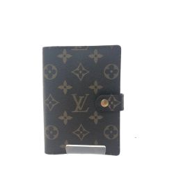▼▼ LOUIS VUITTON ルイヴィトン ユニセックス 手帳カバー システム手帳 モノグラム アジェンダPM 6つ穴 R20005 ブラウン Bランク