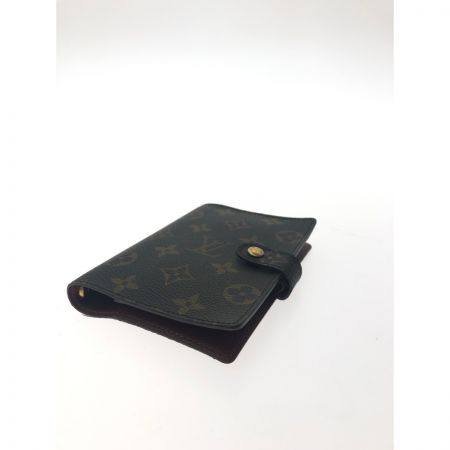  LOUIS VUITTON ルイヴィトン ユニセックス 手帳カバー システム手帳 モノグラム アジェンダPM 6つ穴 R20005 ブラウン