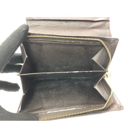  LOUIS VUITTON ルイヴィトン レディース 二つ折り財布 ダミエ・エベヌ ポルトモネ・ビエ・トレゾール  N61730 ブラウン