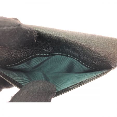  BURBERRY バーバリー ユニセックス 5連 キーケース ノバチェック 小銭入れ付 グリーンステッチ ブラック