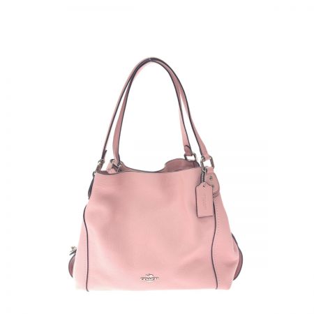  COACH コーチ レディース ショルダーバッグ イーディー31 ポルッシュド 57125 ピンク