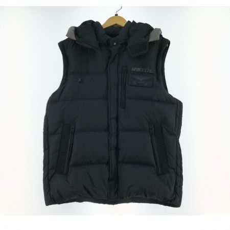  AVIREX アビレックス ダウンジャケット 4WAY DOWN JACKET MOON LANDING 2XL 6102181 ブラック