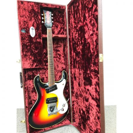  mosrite エレキギター ハードケース付 V-63 3-Tone Sunburst