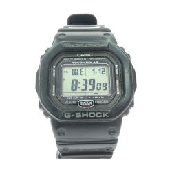 ▼▼ CASIO カシオ メンズ腕時計 電波ソーラー デジタルウォッチ G-SHOCK マルチバンド6 GW-5000 ブラック Bランク