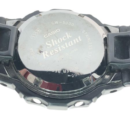  CASIO カシオ メンズ腕時計 電波ソーラー デジタルウォッチ G-SHOCK マルチバンド6 GW-5000 ブラック