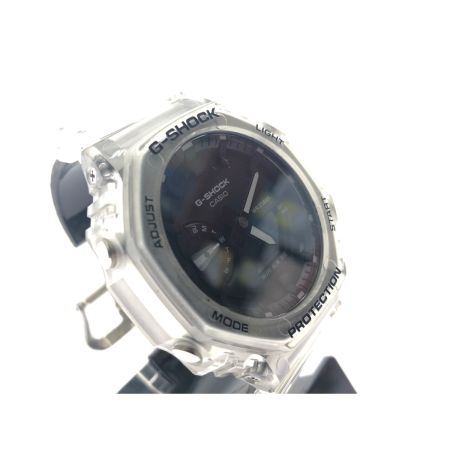  CASIO カシオ メンズ腕時計 デジアナウォッチ クオーツ G-SHOCK Gショック スケルトンシリーズ GA-2100SKE