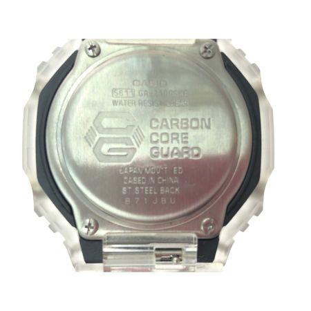  CASIO カシオ メンズ腕時計 デジアナウォッチ クオーツ G-SHOCK Gショック スケルトンシリーズ GA-2100SKE