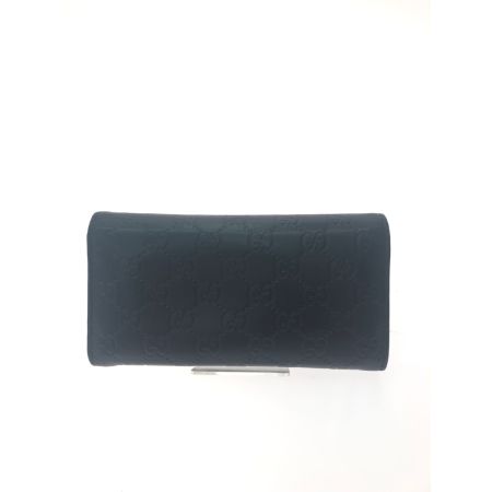  GUCCI グッチ レディース 長財布 グッチシマ インターロッキングG  369663 ブラック