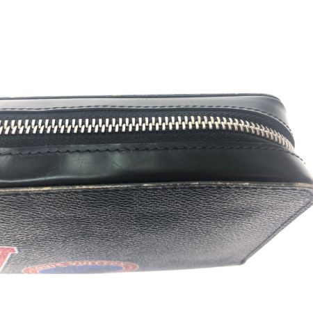  LOUIS VUITTON 長財布 ラウンドファスナー トラベルケース ダミエグラフィット LVリーグ ジッピーXL N64441 ブラック