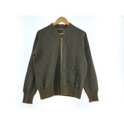 ▼▼ THE REAL McCOY'S ザリアルマッコイス メンズ衣料 ジップカーディガン NO-94-3055-A オリーブ Bランク