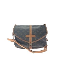 ▼▼ LOUIS VUITTON ルイヴィトン レディース ショルダーバッグ モノグラム ソミュール30 M42256 ブラウン Bランク