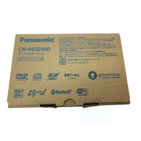  Panasonic パナソニック カーナビステーション Strada 200mmワイドコンソール用 CN-HE02WD 箱開封未使用品