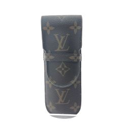 ▼▼ LOUIS VUITTON ルイヴィトン ユニセックス ペンケース モノグラム エテュイ・スティロ M62990 ブラウン Bランク