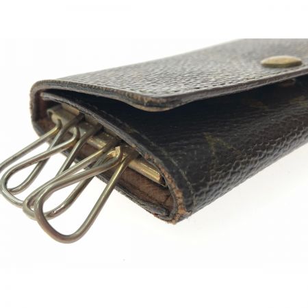  LOUIS VUITTON ルイヴィトン ユニセックス モノグラム ミュルティクレ4 4連 キーケース M69517 ブラウン