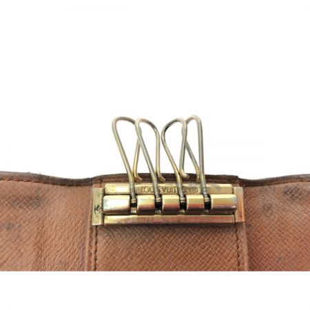  LOUIS VUITTON ルイヴィトン ユニセックス モノグラム ミュルティクレ4 4連 キーケース M69517 ブラウン