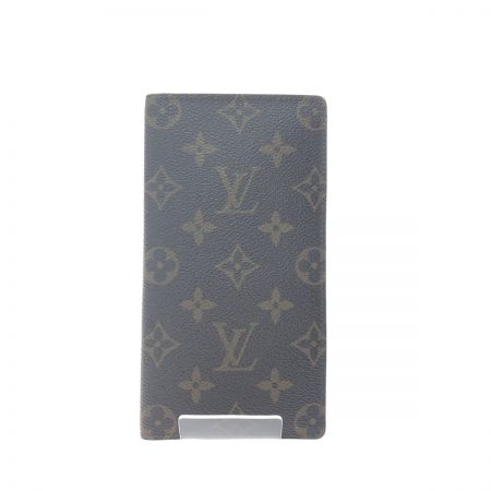  LOUIS VUITTON ルイヴィトン メンズ長財布 モノグラム ポルトバルール カルト クレディ 小銭入れ無し M61823 ブラウン