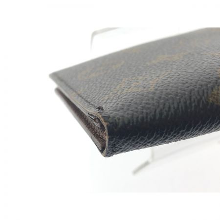  LOUIS VUITTON ルイヴィトン ユニセックス 二つ折り財布 モノグラム ポルトビエ 10 カルトクレディ M60883 ブラウン