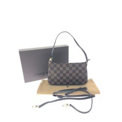 ▼▼ LOUIS VUITTON ルイヴィトン レディース ハンドバッグ アクセサリーポーチ ダミエ ナヴォナ  N51983 ブラウン Aランク