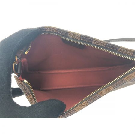  LOUIS VUITTON ルイヴィトン レディース ハンドバッグ アクセサリーポーチ ダミエ ナヴォナ  N51983 ブラウン