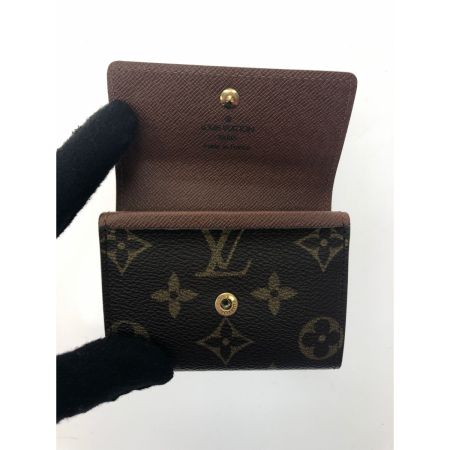  LOUIS VUITTON ルイヴィトン レディース コインケース 小銭入れ モノグラム ポルトモネ・プラ M61930 ブラウン