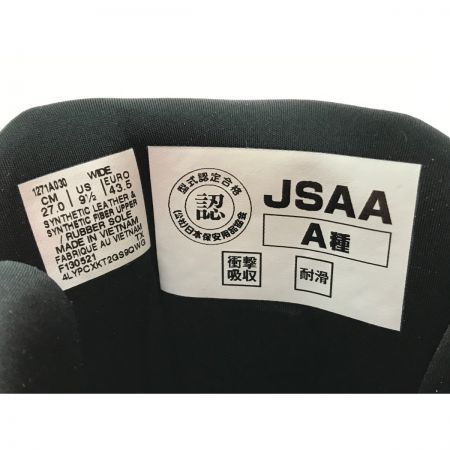  asics アシックス 安全靴 サイズ27cm CP304BOA レッド