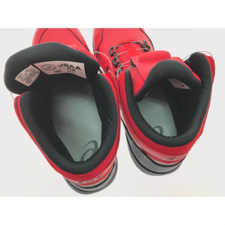  asics アシックス 安全靴 サイズ27cm CP304BOA レッド