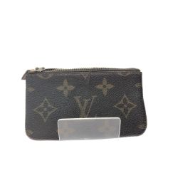 ▼▼ LOUIS VUITTON ルイヴィトン ジャンク ユニセックス コインケース モノグラム ポシェット・クレ M62650 ブラウン Dランク
