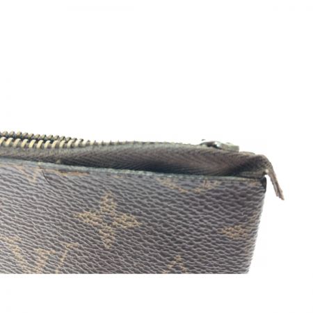  LOUIS VUITTON ルイヴィトン ジャンク ユニセックス コインケース モノグラム ポシェット・クレ M62650 ブラウン