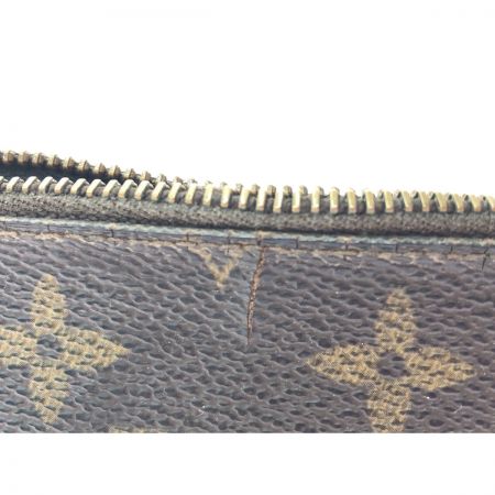  LOUIS VUITTON ルイヴィトン ジャンク ユニセックス コインケース モノグラム ポシェット・クレ M62650 ブラウン