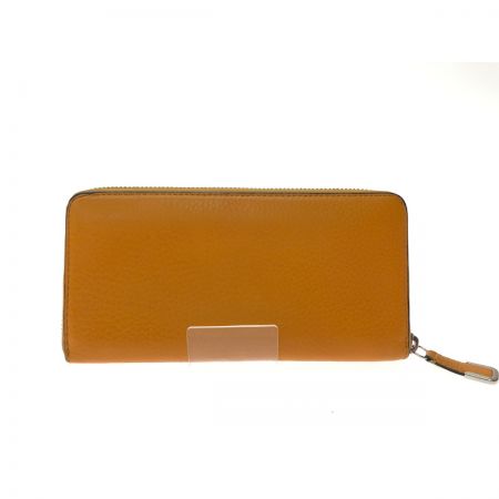  COACH コーチ レディース長財布 ラウンドファスナー プレートロゴ イエロー