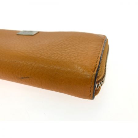  COACH コーチ レディース長財布 ラウンドファスナー プレートロゴ イエロー