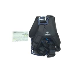 ▼▼ TITAN フルハーネス型安全帯 Mサイズ PACN-10A-BL-M ブラック Aランク