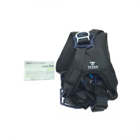  TITAN フルハーネス型安全帯 Mサイズ PACN-10A-BL-M ブラック