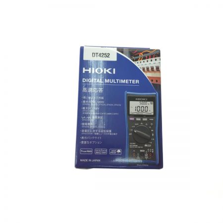  HIOKI デジタルマルチメータ DT4252 ブルー