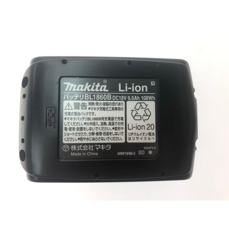  MAKITA マキタ 純正バッテリー 18V 6.0Ah  BL1860B