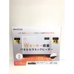 ▼▼ MAXZEN Wセンサー搭載 パネルセラミックヒーター リモコン付き 暖房 電気暖房 人感センサー搭載 2024年製 CH-QD12 Sランク
